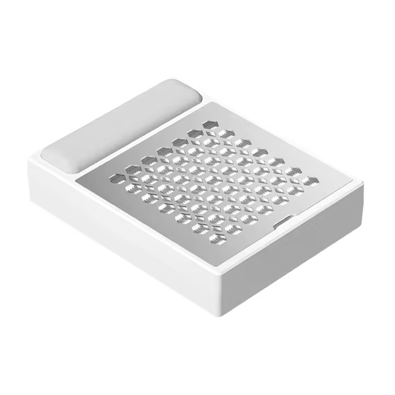 ფრჩხილის მტვრის შემგროვებელი პატარა ხელის საყრდენით