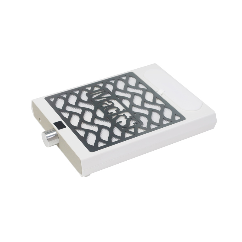 ფრჩხილის მტვრის შემგროვებელი ხელის საყრდენით