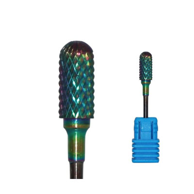 Rainbow Carbide Nail Drill Bits რჩევა ბუნებრივი ფრჩხილების ბუფერისთვის