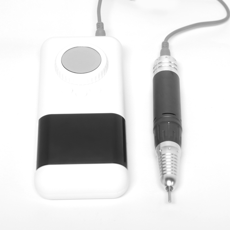 თეთრი პორტატული ელექტრო ფრჩხილის საბურღი